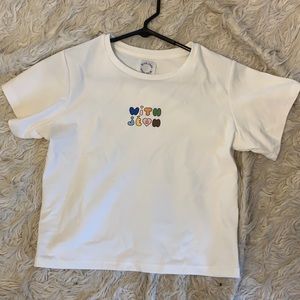 With Jean XL baby tee